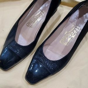 Black Ferragamo shoes